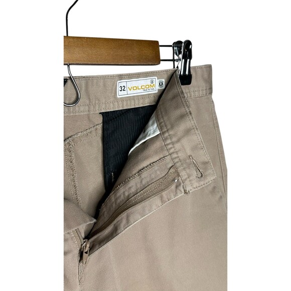 Volcom Vmonty Stretch Khaki Chino Shorts Men's Size 32 - Picture 5 of 5